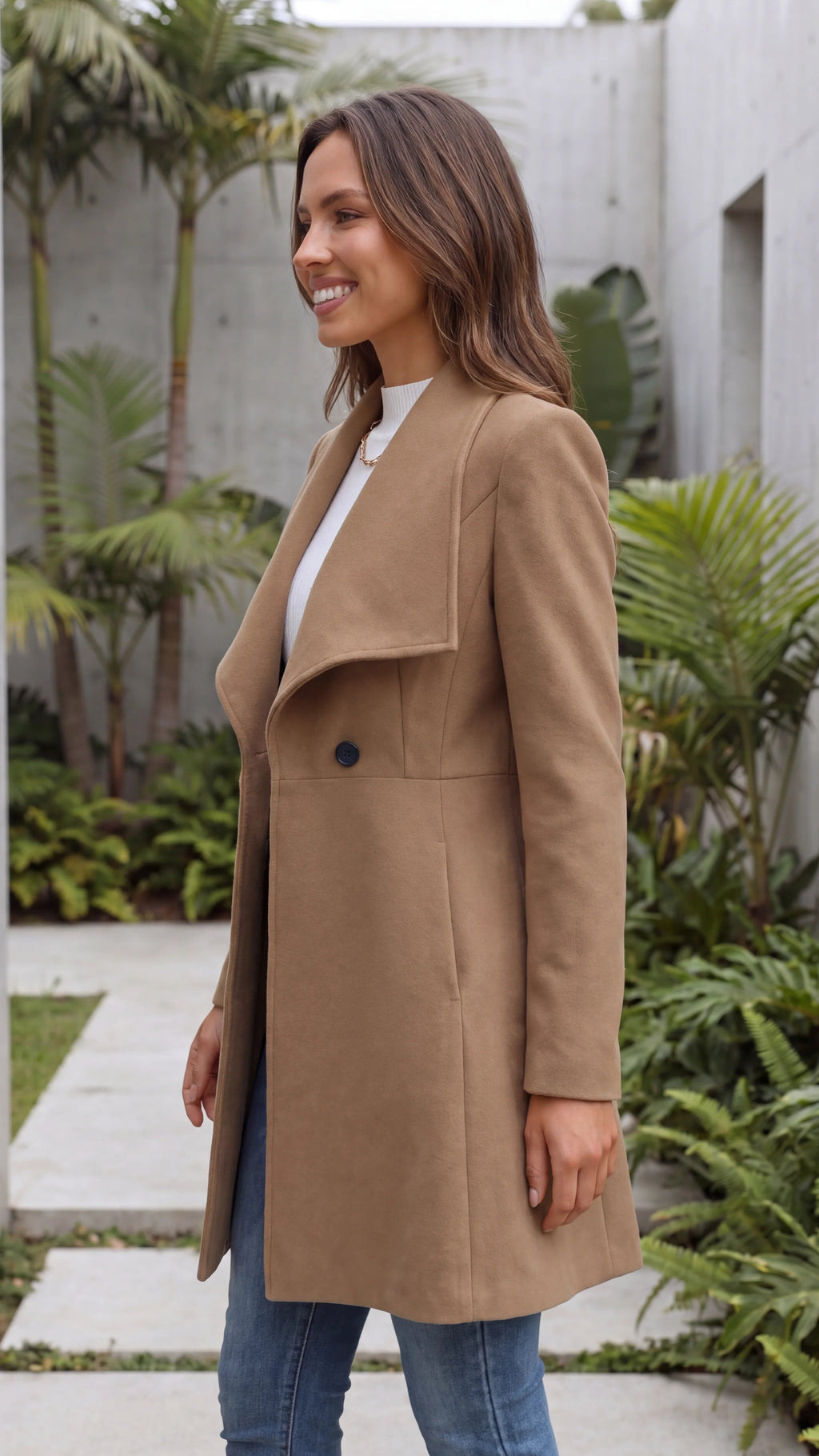 Women's Lapel Double Breasted Winter Coat
