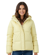 Women's Oversized Hooded Padded Puffer Jacket | Zip Up Quilted Coat