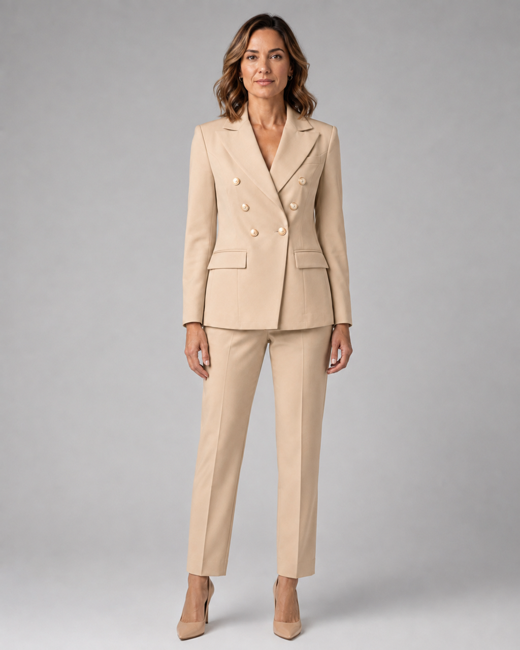 Women's Trouser Suit | Tailored Two Piece Blazer & Trousers Set