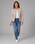 Women's Transitional Puffer Jacket | Lightweight Padded Zip Up