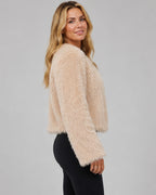 Women's Cropped Faux Fur Jacket
