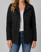 Women's Lightweight Zip Up Utility Jacket