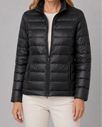 Women's Lightweight Quilted Jacket | Padded Zip Up Puffer Coat