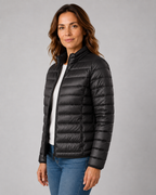 Women's Transitional Puffer Jacket | Lightweight Padded Zip Up