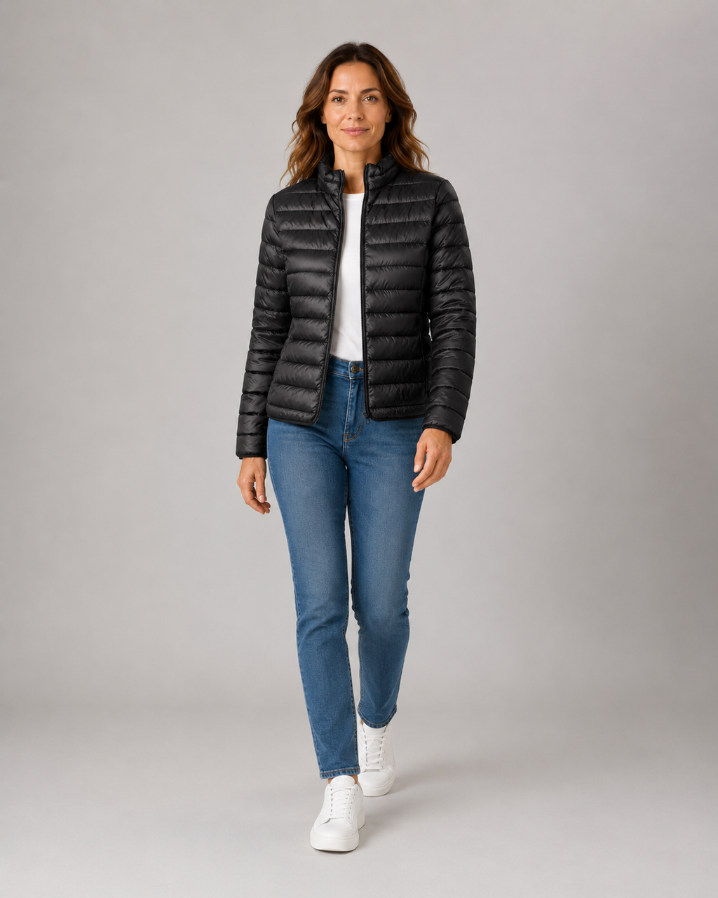 Women's Transitional Puffer Jacket | Lightweight Padded Zip Up
