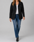 Women's Lightweight Zip Up Utility Jacket