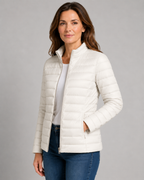 Women's Transitional Puffer Jacket | Lightweight Padded Zip Up