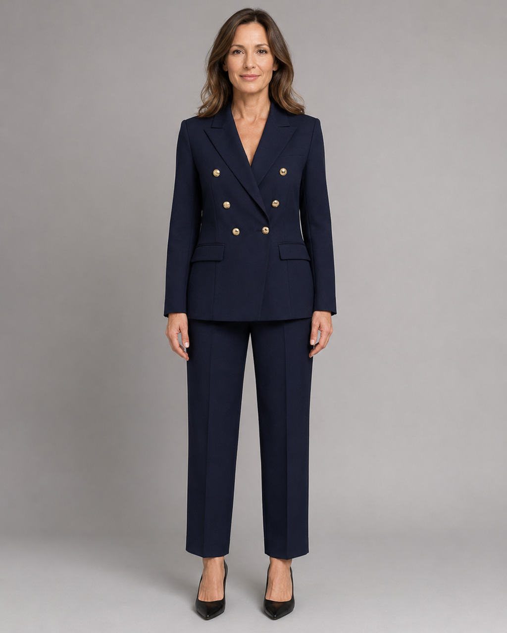 Women's Trouser Suit | Tailored Two Piece Blazer & Trousers Set