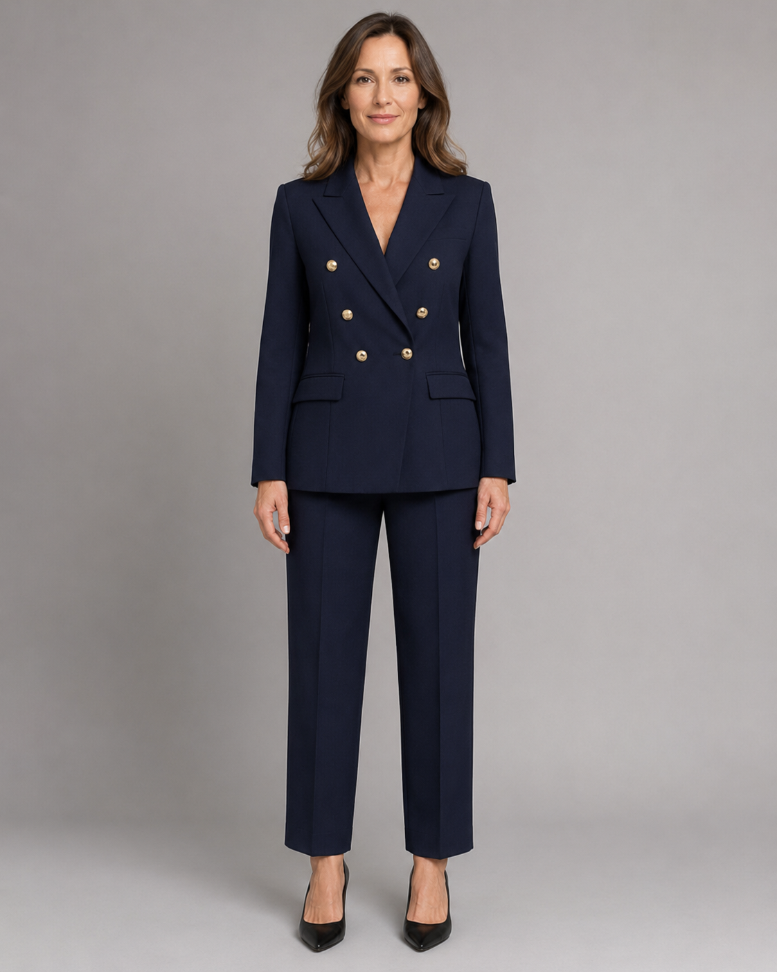 Women's Trouser Suit | Tailored Two Piece Blazer & Trousers Set