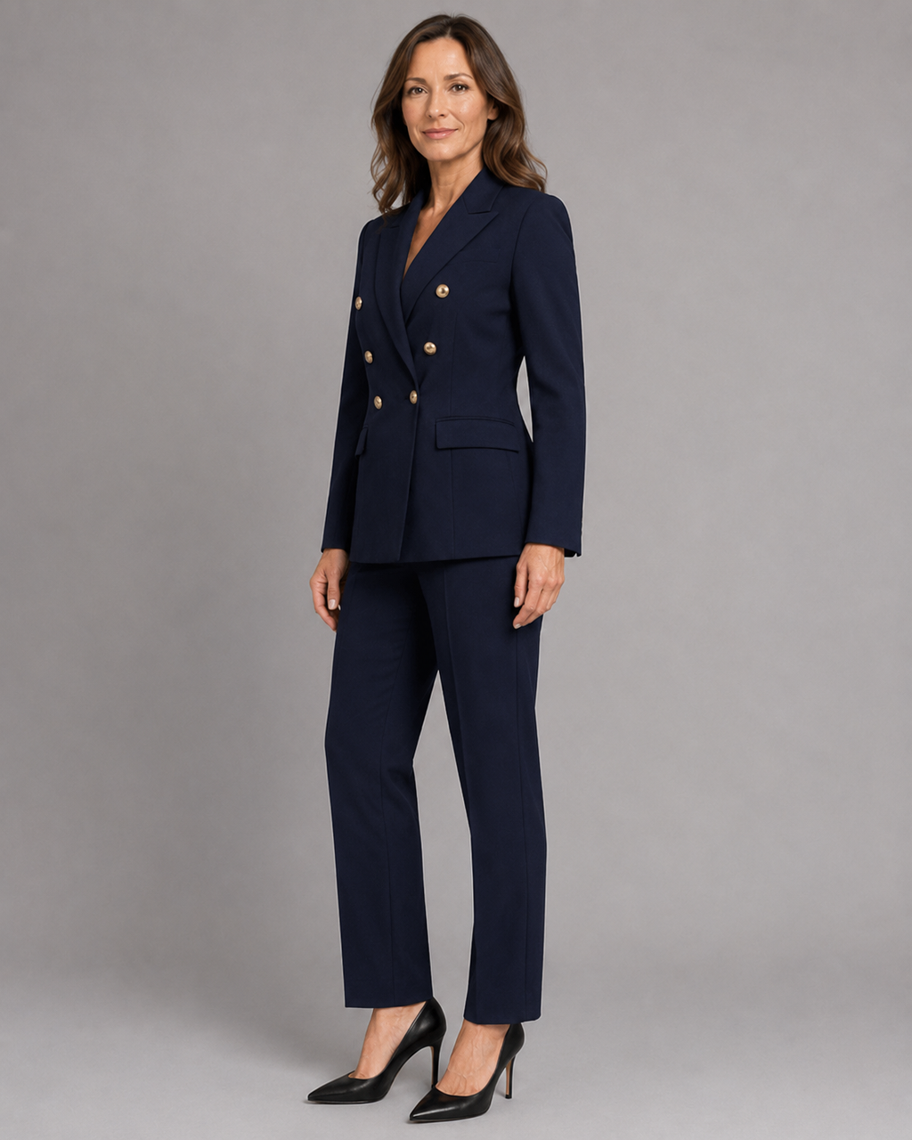 Women's Trouser Suit | Tailored Two Piece Blazer & Trousers Set