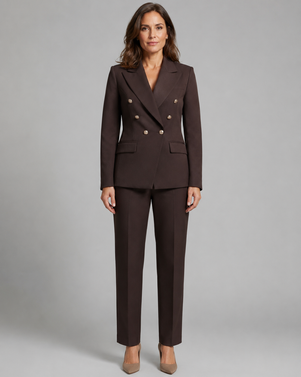 Women's Trouser Suit | Tailored Two Piece Blazer & Trousers Set