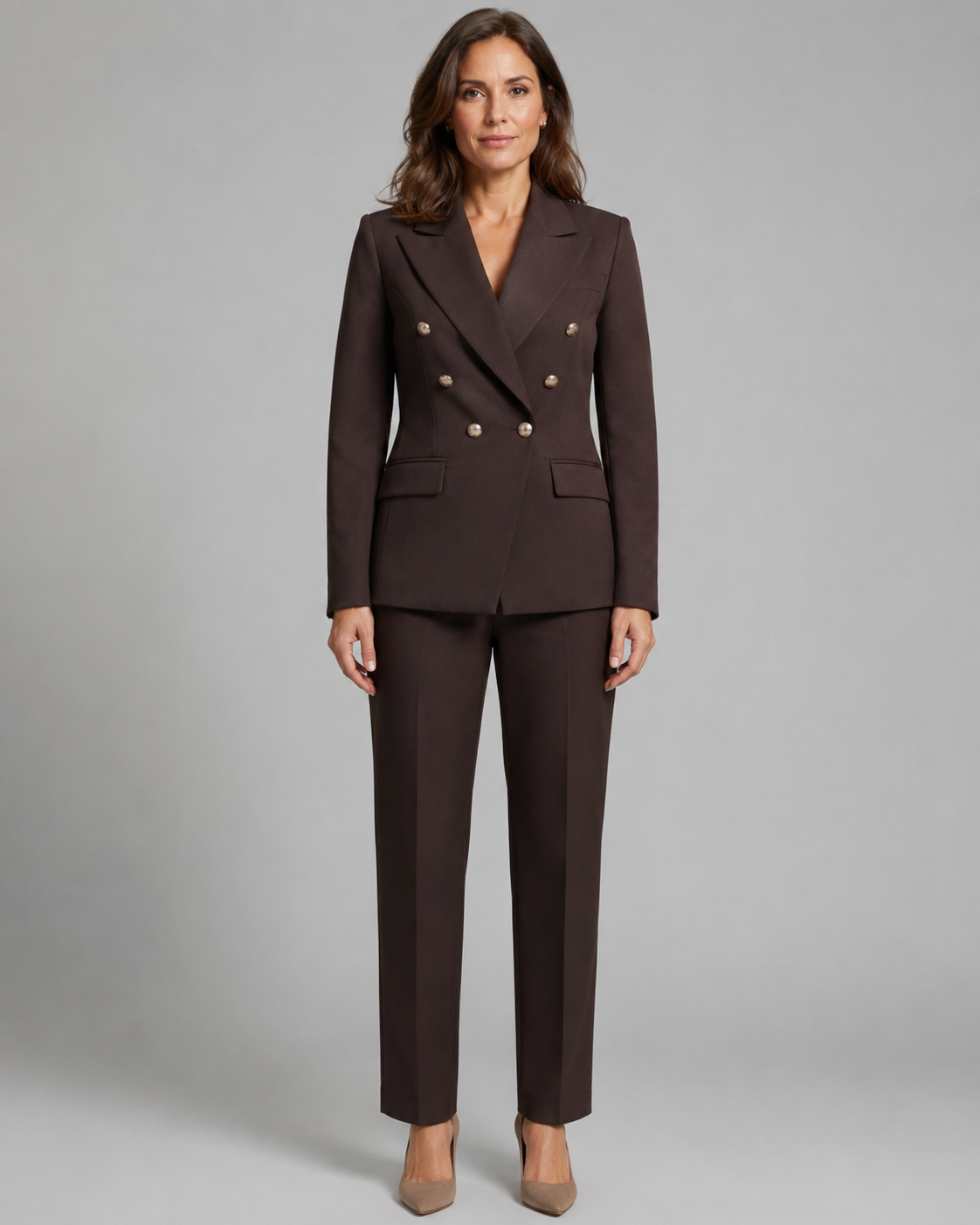 Women's Trouser Suit | Tailored Two Piece Blazer & Trousers Set