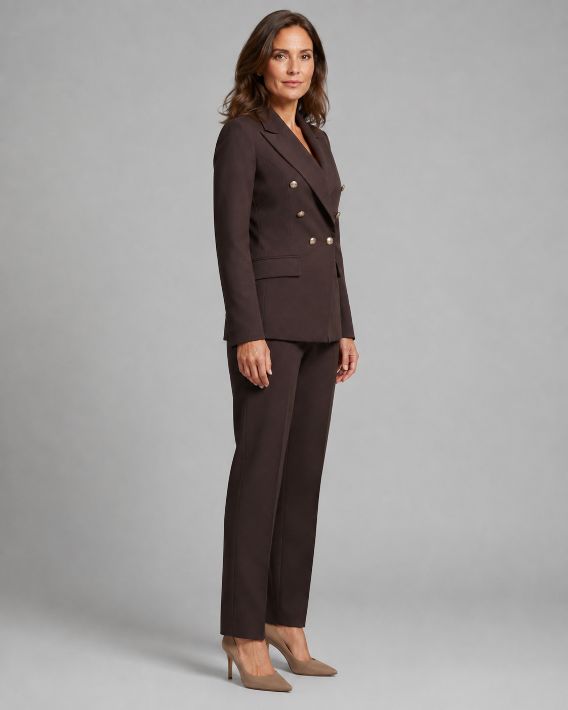 Women's Trouser Suit | Tailored Two Piece Blazer & Trousers Set