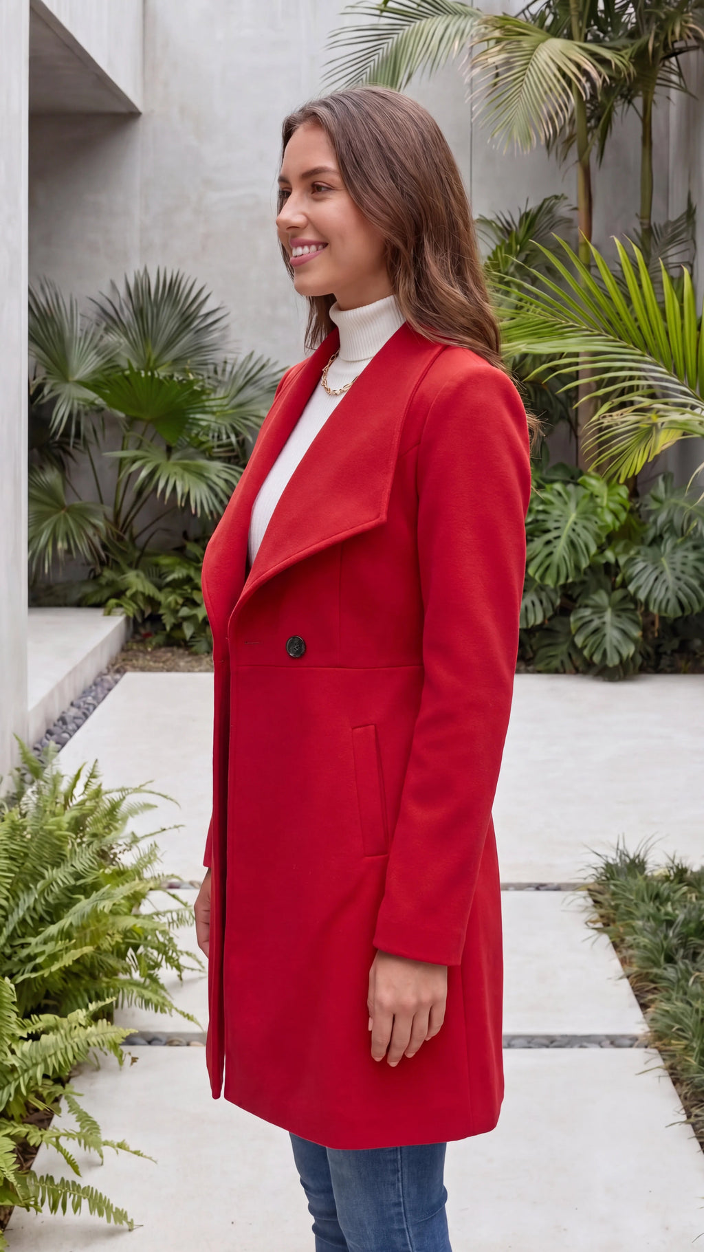 Women's Lapel Double Breasted Winter Coat