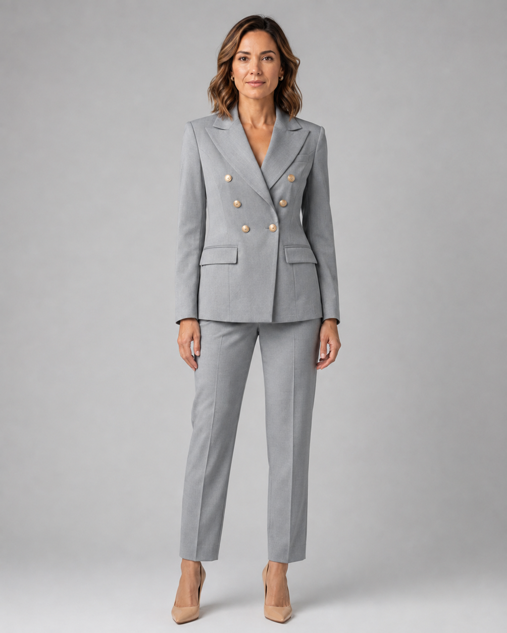 Women's Trouser Suit | Tailored Two Piece Blazer & Trousers Set