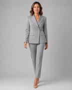 Women's Trouser Suit | Tailored Two Piece Blazer & Trousers Set