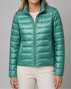 Women's Lightweight Quilted Jacket | Padded Zip Up Puffer Coat