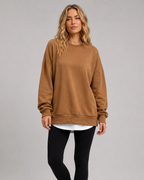 Women's Oversized Crewneck Sweatshirt Pullover