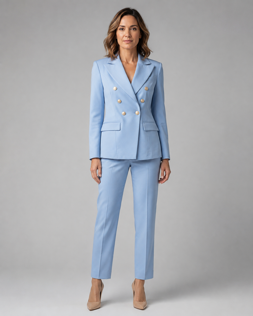 Women's Trouser Suit | Tailored Two Piece Blazer & Trousers Set