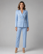 Women's Trouser Suit | Tailored Two Piece Blazer & Trousers Set