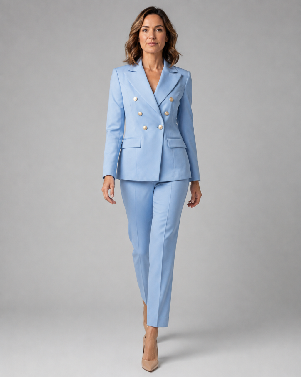 Women's Trouser Suit | Tailored Two Piece Blazer & Trousers Set