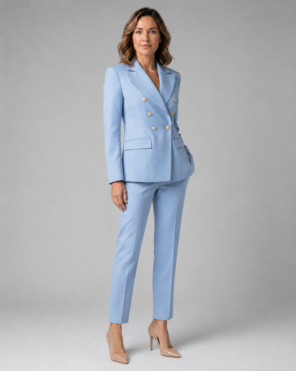 Women's Trouser Suit | Tailored Two Piece Blazer & Trousers Set