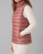 Women's Padded Gilet | Lightweight Stand Collar Zip Up Quilted Vest