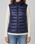 Women's Padded Gilet | Lightweight Stand Collar Zip Up Quilted Vest