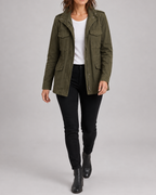 Women's Lightweight Zip Up Utility Jacket