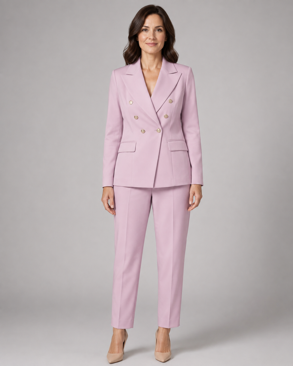 Women's Trouser Suit | Tailored Two Piece Blazer & Trousers Set