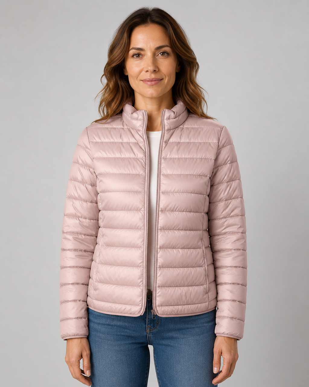 Women's Transitional Puffer Jacket | Lightweight Padded Zip Up