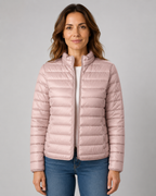Women's Transitional Puffer Jacket | Lightweight Padded Zip Up