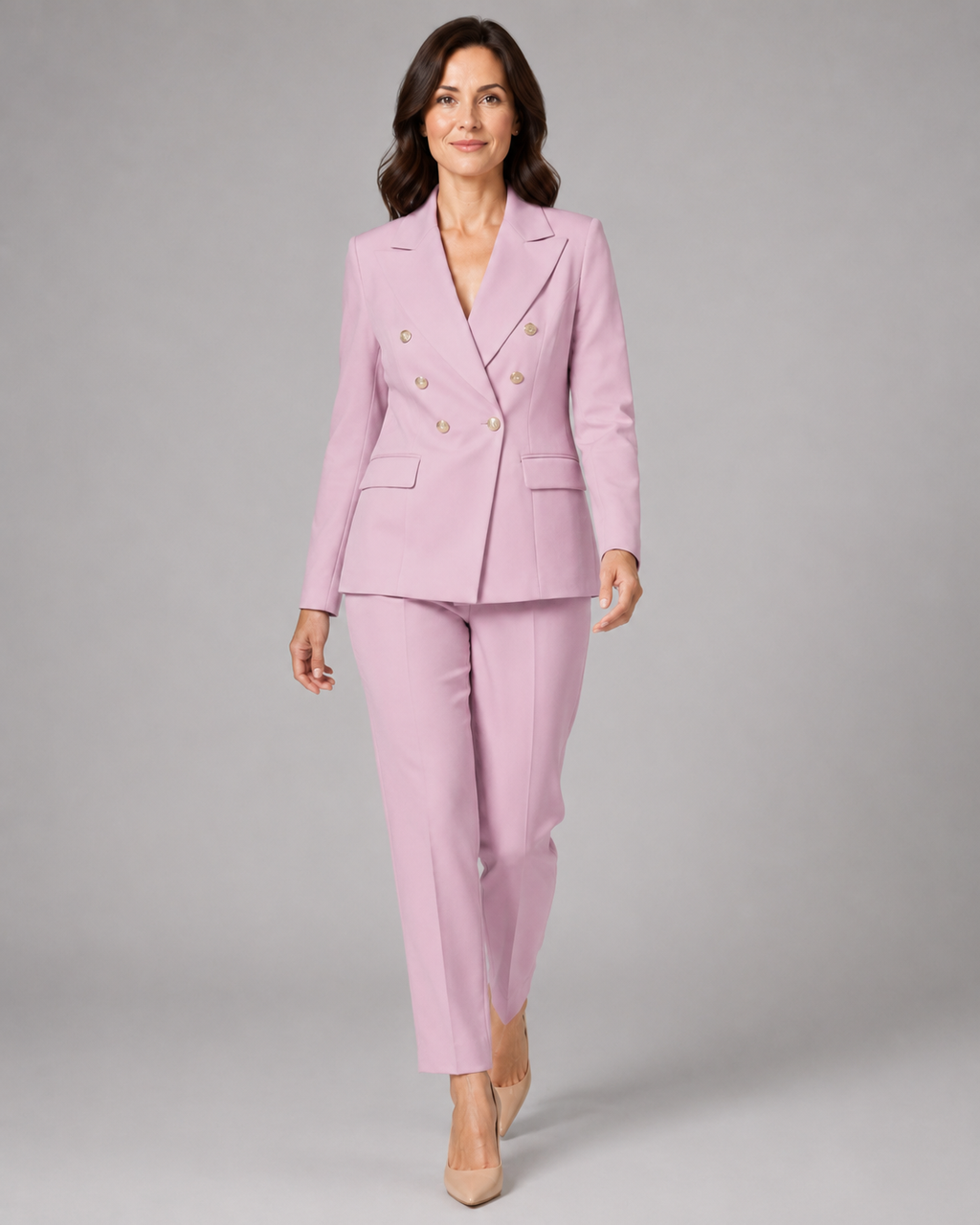 Women's Trouser Suit | Tailored Two Piece Blazer & Trousers Set