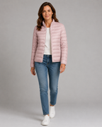 Women's Transitional Puffer Jacket | Lightweight Padded Zip Up