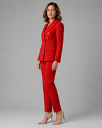 Women's Trouser Suit | Tailored Two Piece Blazer & Trousers Set