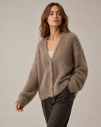 Women's Oversized Cardigan | Button Up Long Sleeve Knit Cardigan