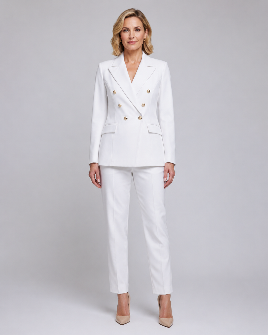 Women's Trouser Suit | Tailored Two Piece Blazer & Trousers Set