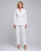 Women's Trouser Suit | Tailored Two Piece Blazer & Trousers Set