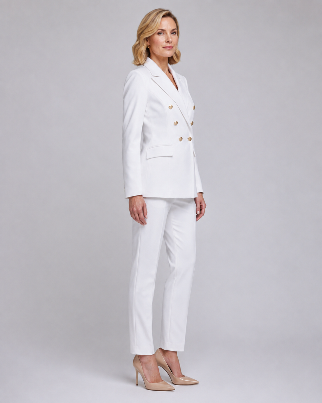 Women's Trouser Suit | Tailored Two Piece Blazer & Trousers Set