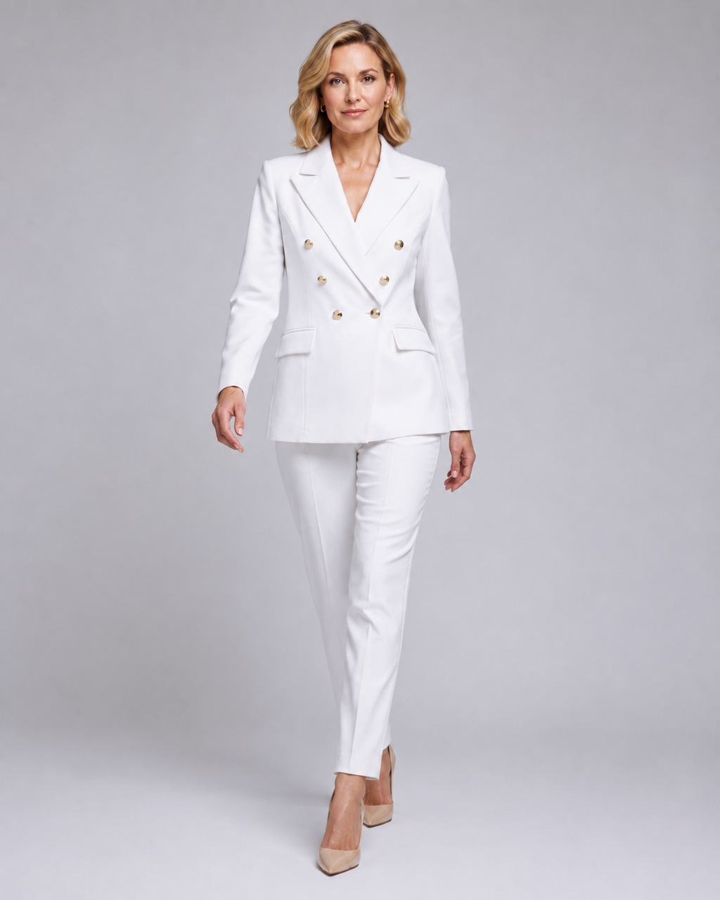 Women's Trouser Suit | Tailored Two Piece Blazer & Trousers Set