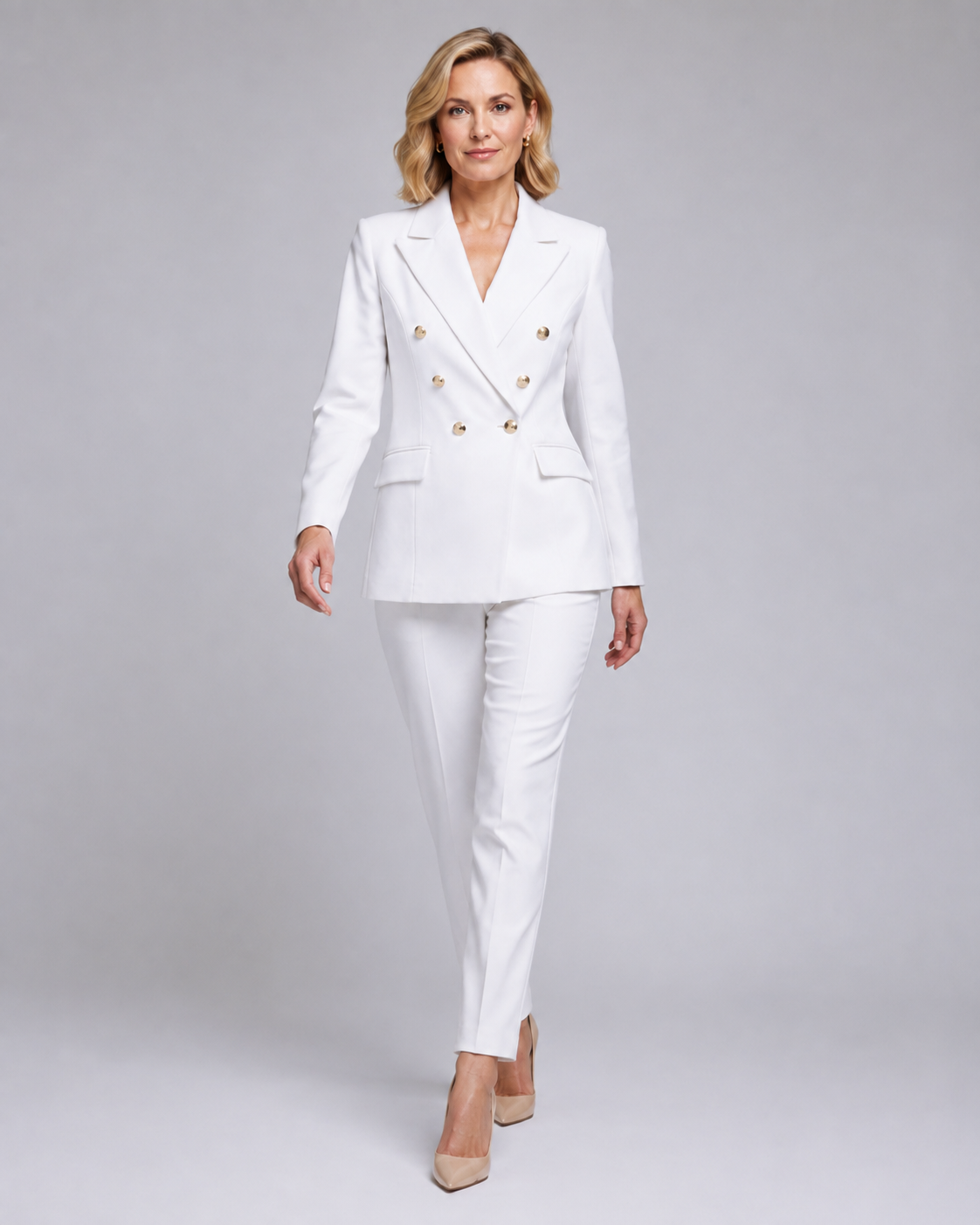 Women's Trouser Suit | Tailored Two Piece Blazer & Trousers Set