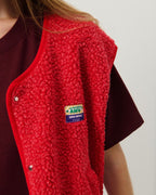 Women's Sherpa Fleece Gilet | Button Up Sleeveless Fleece Bodywarmer