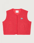 Women's Sherpa Fleece Gilet | Button Up Sleeveless Fleece Bodywarmer