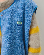 Women's Sherpa Fleece Gilet | Button Up Sleeveless Fleece Bodywarmer