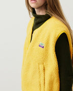 Women's Sherpa Fleece Gilet | Button Up Sleeveless Fleece Bodywarmer