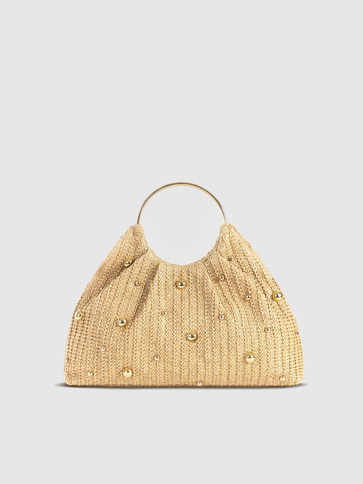 Women's Beaded Crochet Hobo Bag