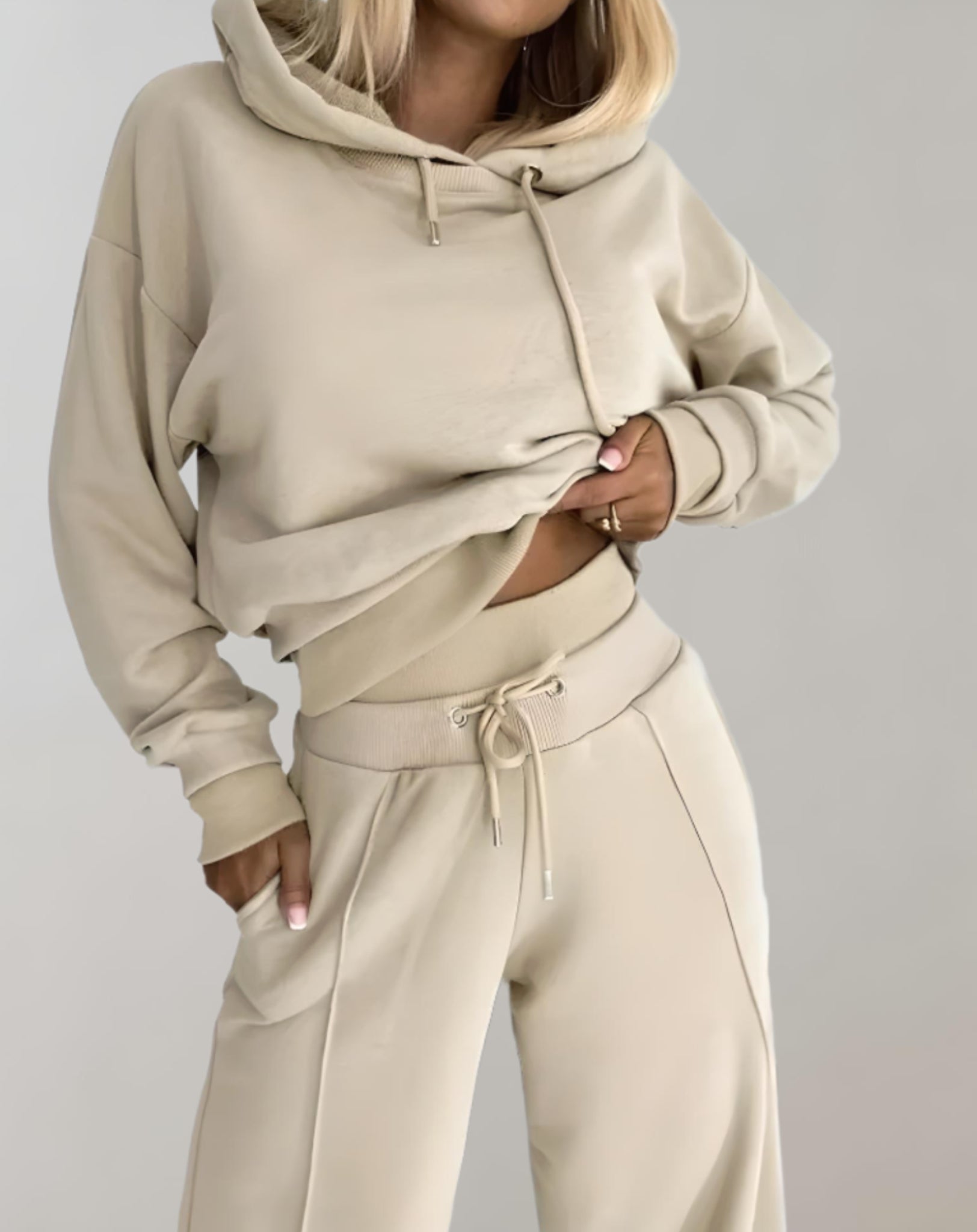 Women's Cropped Hoodie Co-Ord Set 6