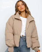 Women's Cropped Puffer Jacket 1