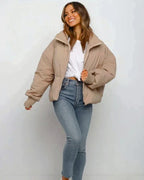 Women's Cropped Puffer Jacket 4