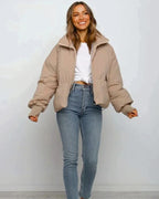 Women's Cropped Puffer Jacket 5
